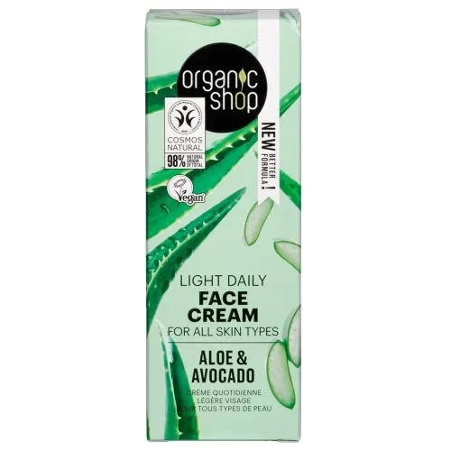 Organic Shop Crema Facial De Día Nutritiva Palta Y Aloe