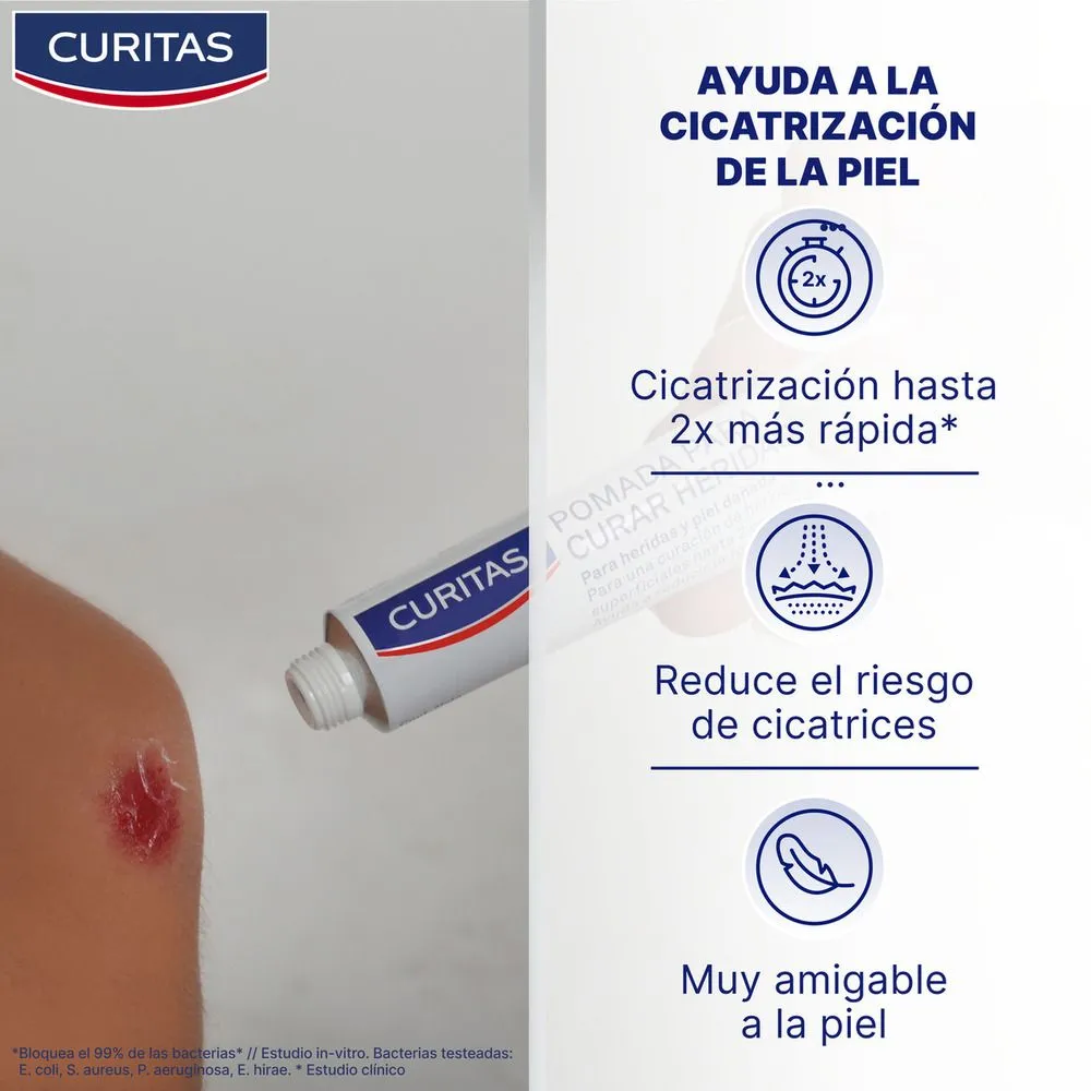 Curitas Pomada Para Curar Heridas Piel Dañada X Gramos Farmacia Leloir Tu farmacia online