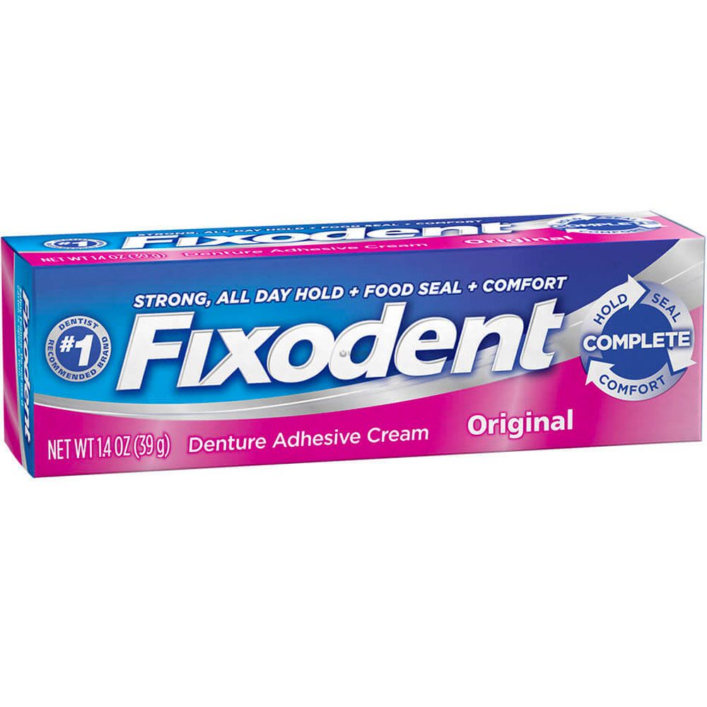 Fixodent original adhesivo para prótesis dental crema Farmacia Leloir