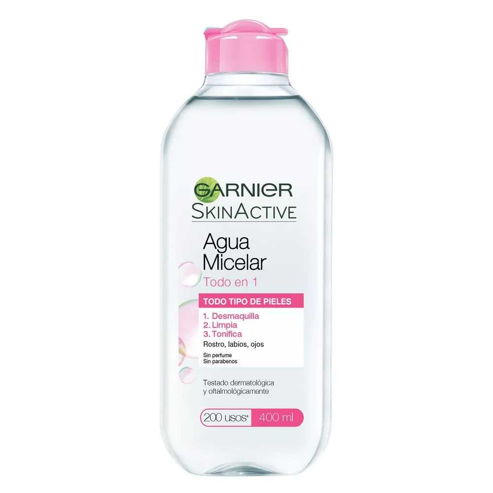 Garnier Skin Active Agua Micelar Piel Sensible X 400ml Farmacia