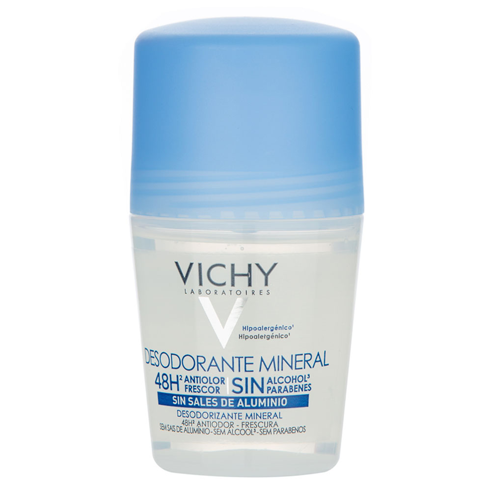 Vichy Desodorante Mineral Roll On Sin Sales De Aluminio X 50ml