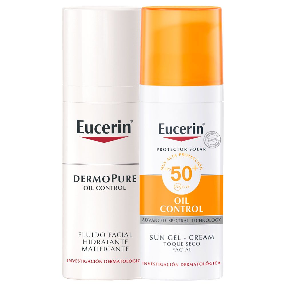 Eucerin combo protección matificante hidratante piel grasa ...