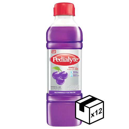 Pack 12 Pedialyte Suplemento Nutricional Uva