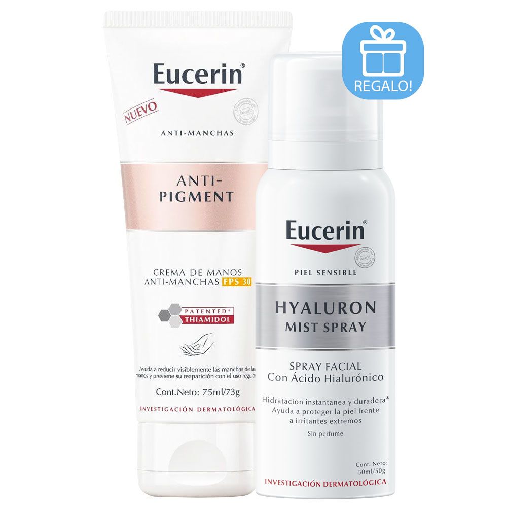 Eucerin anti-pigment crema de manos fps30 antimanchas x 75ml + regalo