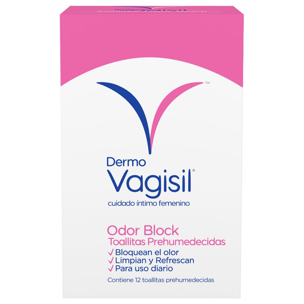 Dermo Vagisil Toallitas Prehumedecidas Higiene íntima Odor Block X