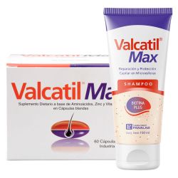 Valcatil Max 60 Caps + Valcatil Max Shampoo 150ml