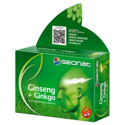 Geonat Ginseng + Ginkgo X 40 Comprimidos Recubiertos