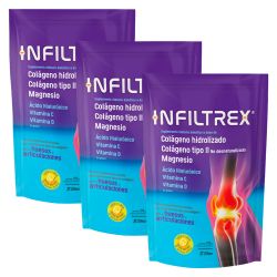 Pack 3 Infiltrex Colágeno Polvo Suplemento Dietario