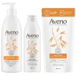 Aveno Combo Emulsión 250ml + 400ml + Refill