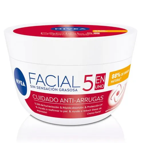 Nivea Cuidado Antiarrugas Crema Facial 5 En 1