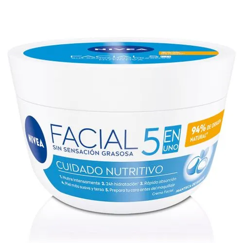 Nivea Cuidado Nutritivo 5 En 1 Crema Facial