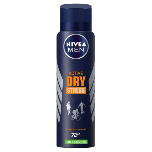 Nivea Men Active Dry Stress Desodorante Sin Siliconas