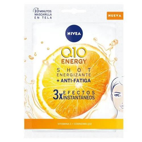 Nivea Q10 Energy Mascarilla Facial Antiedad De Papel