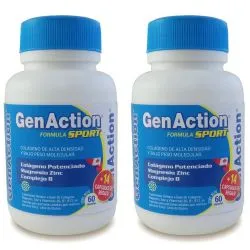 Pack 2 Genaction Sport Colágeno Hidrolizado