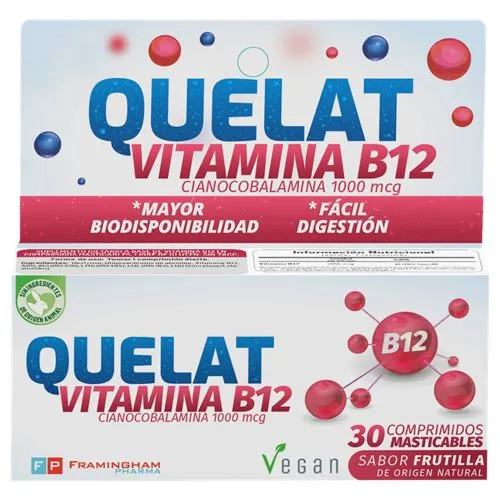 Quelat Vitamina B12 Suplemento Dietario