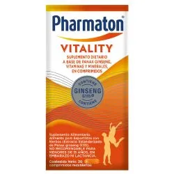 Pharmaton Vitality Suplemento Dietario X 30 Cápsulas