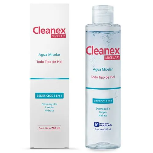 Cleanex Micelar Agua 3 En 1