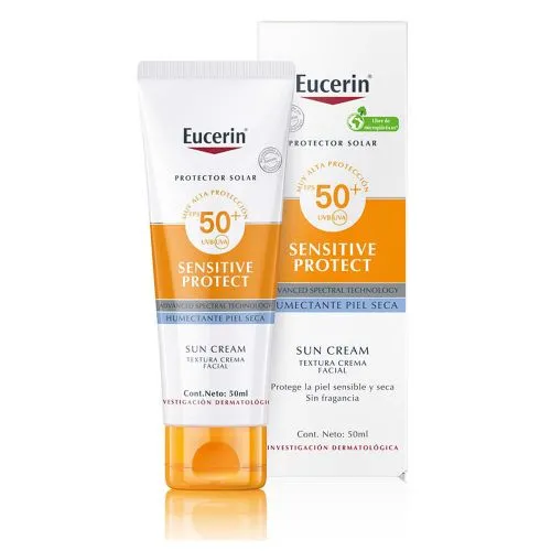 Eucerin Sensitive Protect Protector Solar Facial Fps 50+