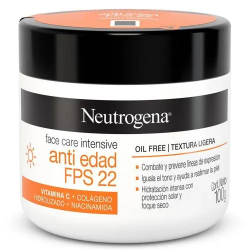 Neutrogena Face Care Intensive Crema Antiedad Fps 22