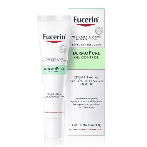 Eucerin Dermopure Oil Control Crema Facial Intensiva Noche