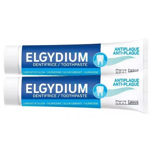 Pack 2 Elgydium Antiplaca Pasta Dental X 75ml