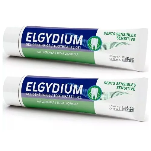 Pack 2 Elgydium Dientes Sensibles Gel Dentí­frico X 75ml
