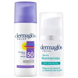 Dermaglós Combo Niacinamida Y Protección Solar Facial