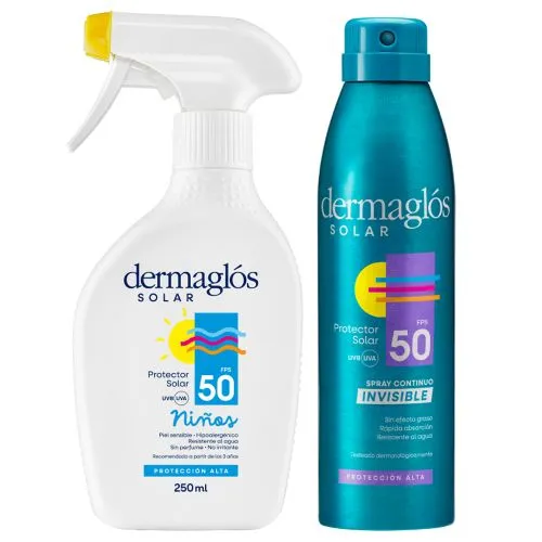 Dermaglós Solar Combo Protección Adultos Y Niños