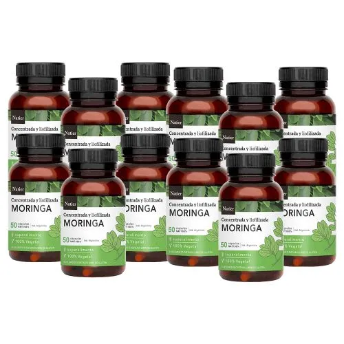 Pack 12 Natier Moringa Cápsulas