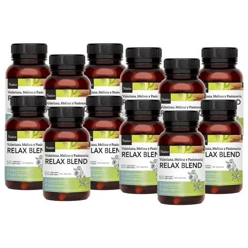 Pack 12 Natier Relax Blend Cápsulas