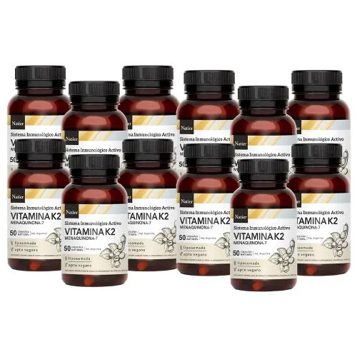 Pack 12 Natier Vitamina K2 Natural Concentrada