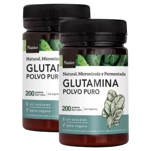 Pack 2 Natier Glutamina Natural Fermentada