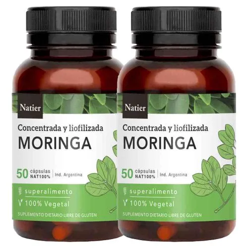 Pack 2 Natier Moringa Cápsulas