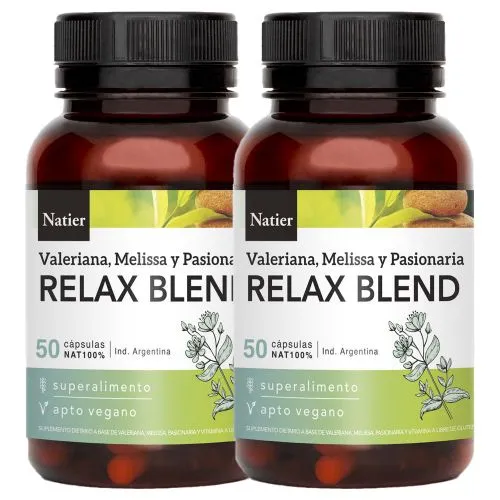 Pack 2 Natier Relax Blend Cápsulas