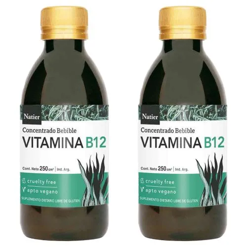 Pack 2 Natier Vitamina B12 Concentrado Bebible