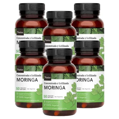 Pack 6 Natier Moringa Cápsulas