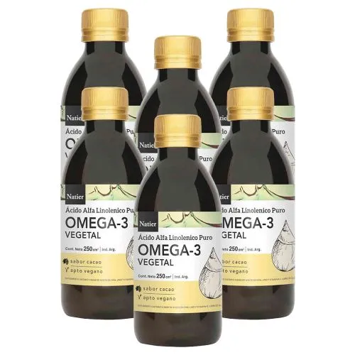 Pack 6 Natier Omega 3 Vegetal Puro Bebible