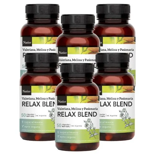 Pack 6 Natier Relax Blend Cápsulas