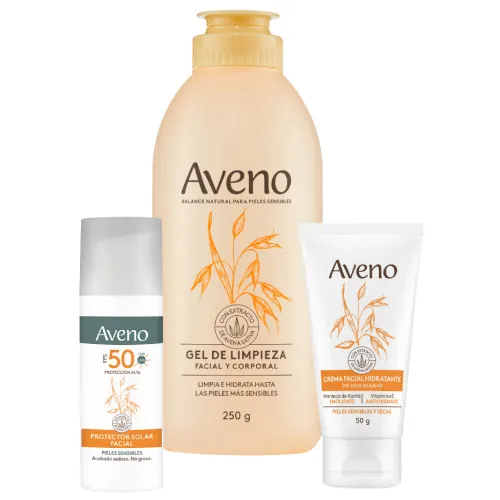 Aveno Combo Facial Completo Piel Sensible Seca