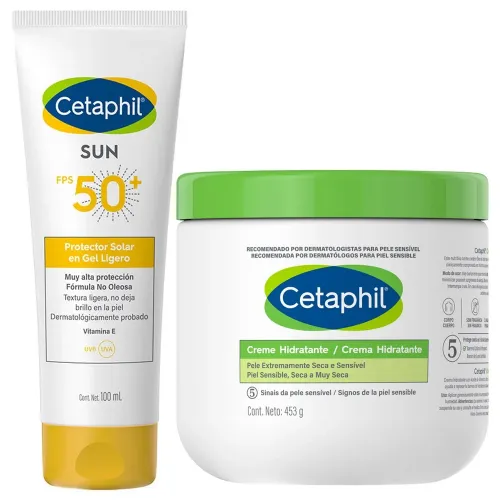 Cetaphil Rutina Hidratante Y Protectora Solar Corporal