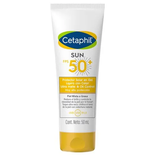 Cetaphil Sun Oil Control Fps 50 Gel Ligero Con Color