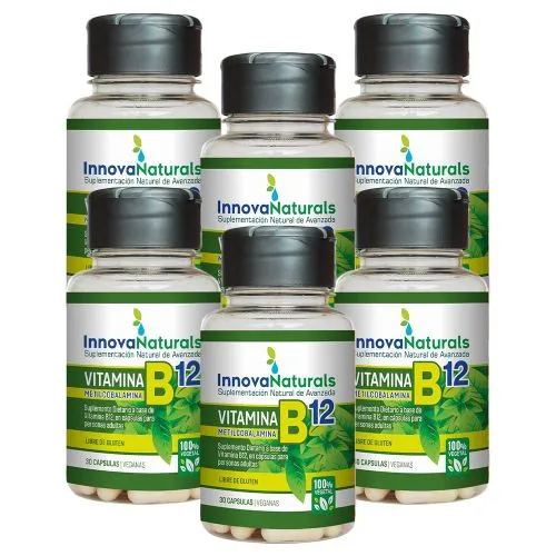 Pack 6 Innovanaturals Vitamina B12 Metilcobalamina