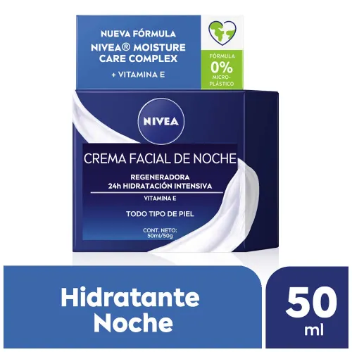 Nivea Essentials Crema De Noche Hidratante Regeneradora