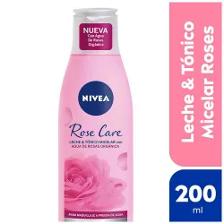 Nivea Rose Care Leche Y Tónico Micelar