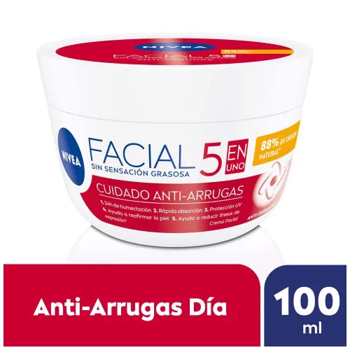 Nivea Cuidado Antiarrugas Crema Facial 5 En 1