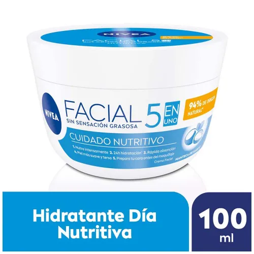 Nivea Cuidado Nutritivo 5 En 1 Crema Facial