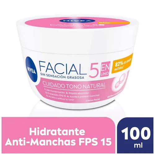 Nivea Cuidado Radiante Y Uniforme Crema Facial 5 En 1