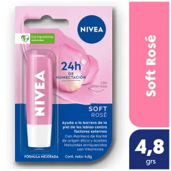 Nivea Protector Labial Soft Rosé