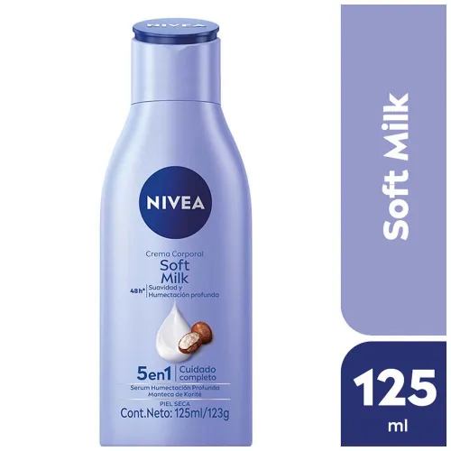 Nivea Soft Milk 5 En 1 Crema Corporal Piel Seca