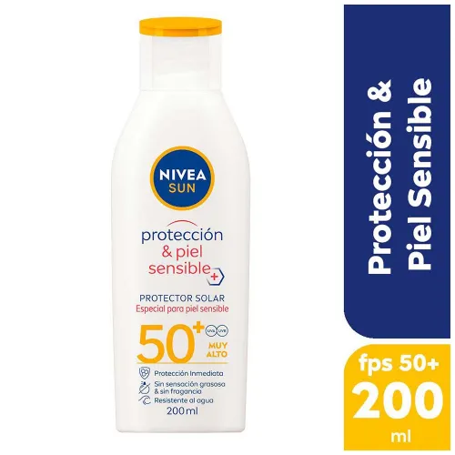 Nivea Sun Protección Y Piel Sensible Protector Solar Fps60